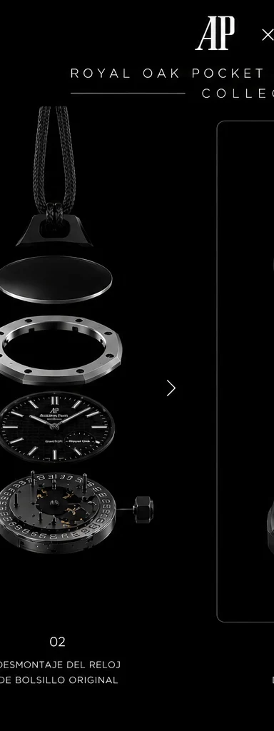 Paso 02 — Desmontaje del reloj de bolsillo